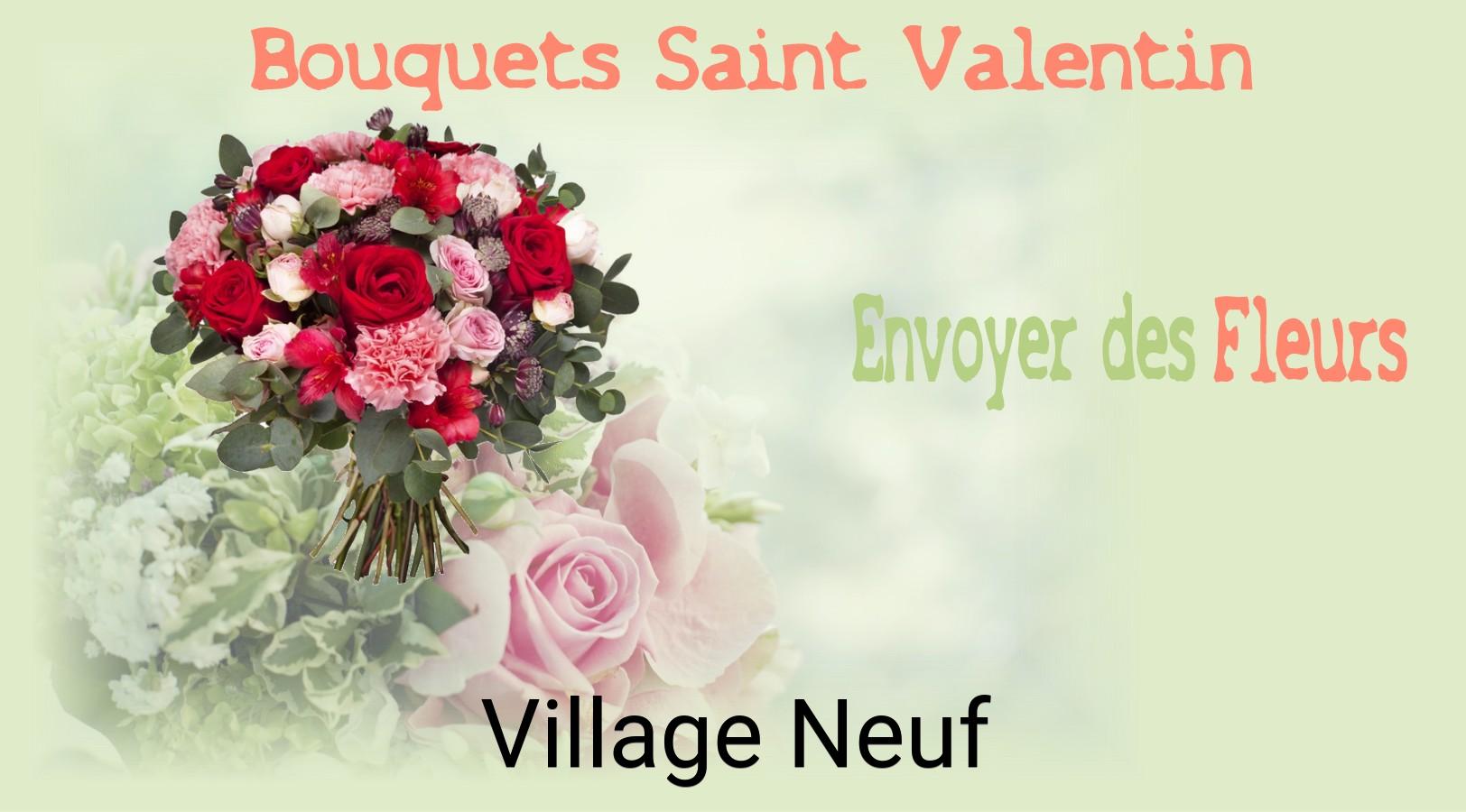Roses de Saint-Valentin livrées à Village-Neuf